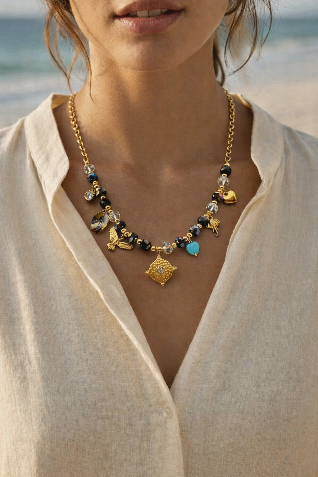 Solara Charm Necklace