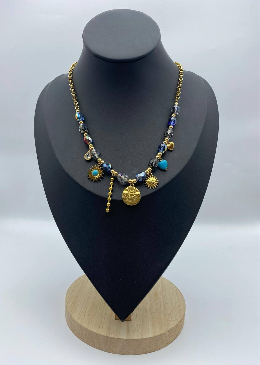 Solar Tide Charm Necklace