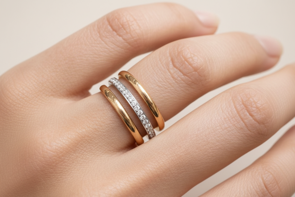 Triple stack ring