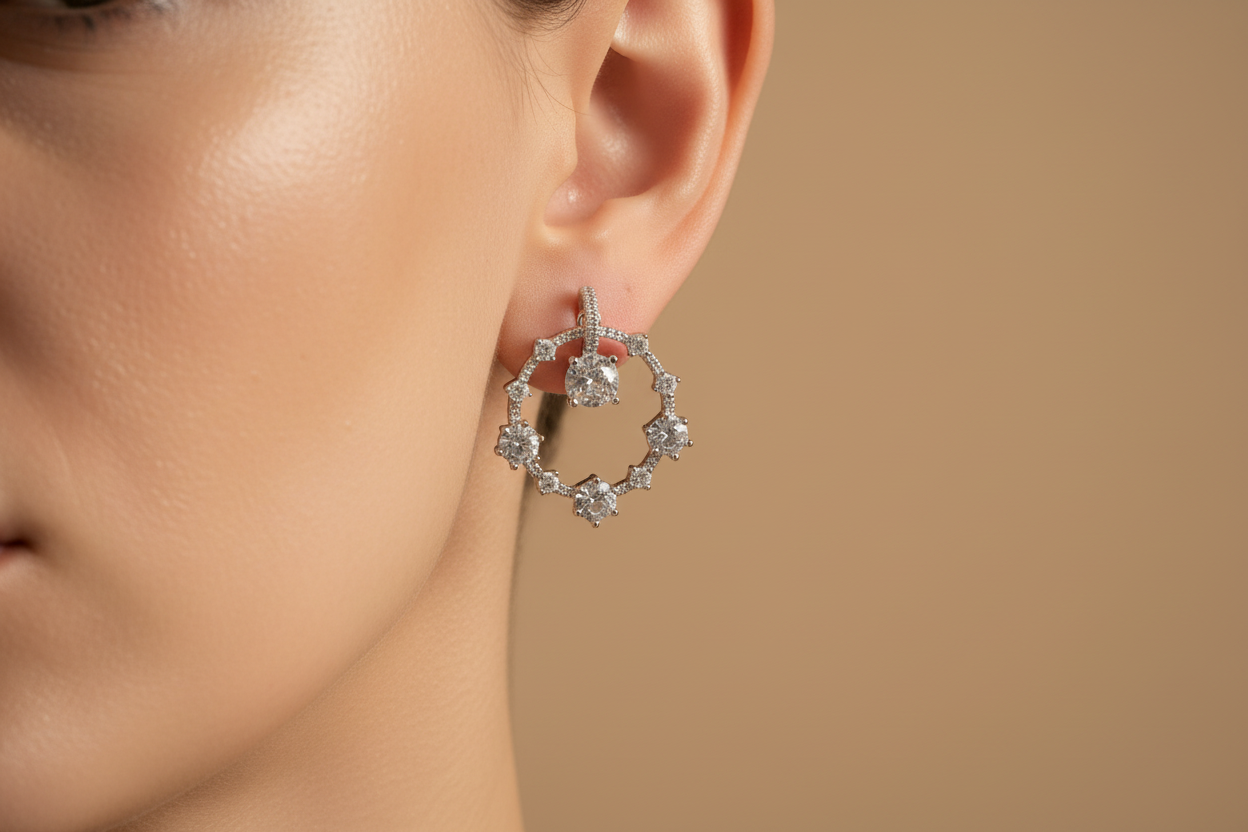 Crystal Accents Earrings
